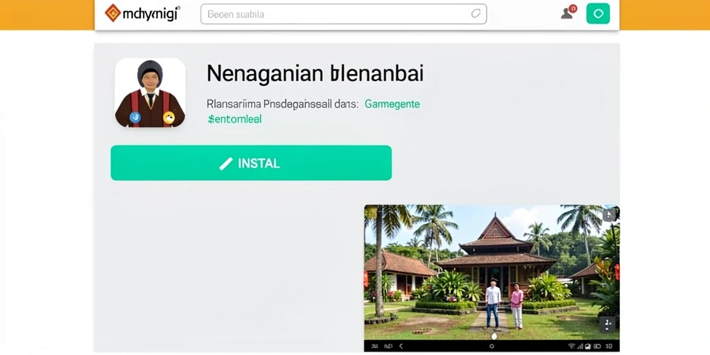 Tampilan menu utama yang menarik dan mudah dinavigasi.