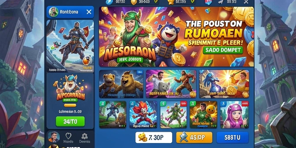 Tampilan antarmuka FUNGAME777 yang menarik dan mudah digunakan.