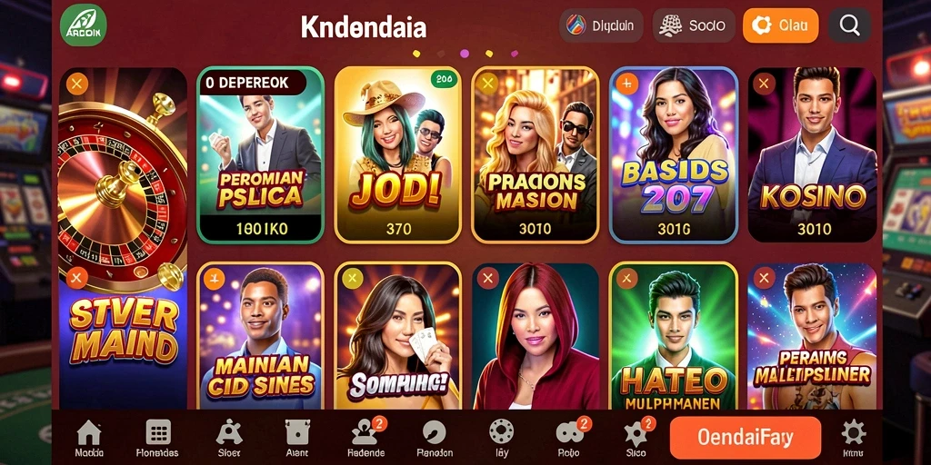 Tampilan antarmuka yang menarik dan intuitif.