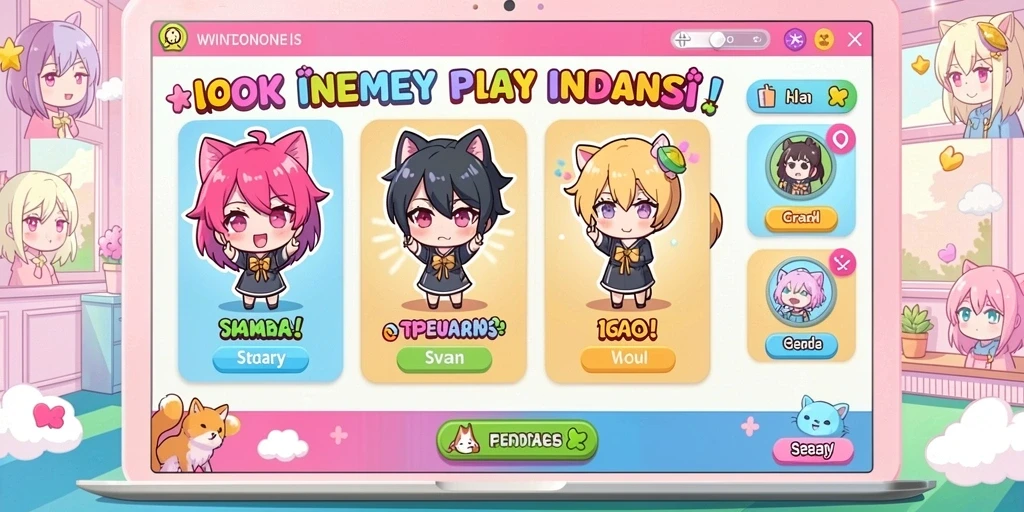 Tampilan utama aplikasi dengan menu navigasi yang intuitif.