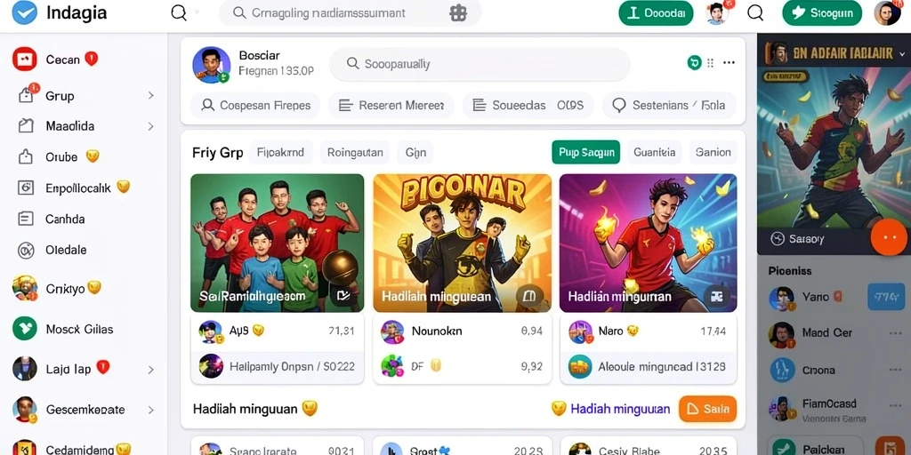 Tampilan antarmuka yang menarik dan mudah dinavigasi.