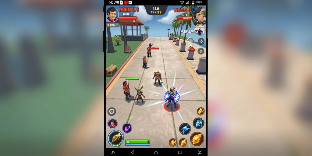 Tampilan grafis ZORO77 yang memukau.