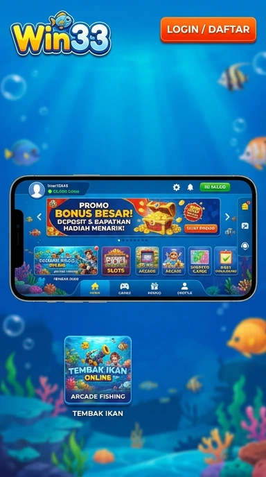 Galeri pratinjau visual win33 build APK resmi terbaru
